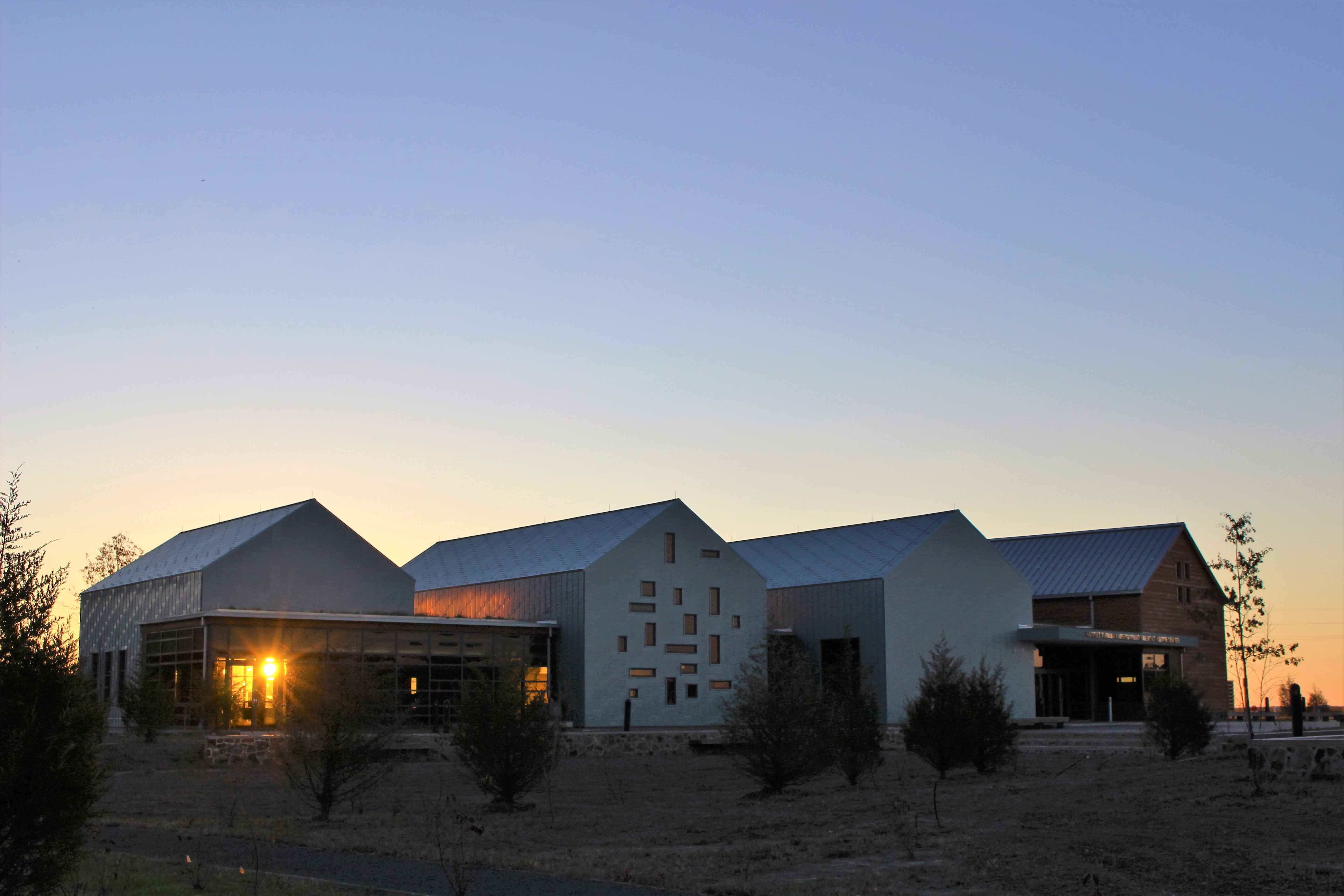 Harriet Tubman Underground Railroad Visitor Center at sunrise.